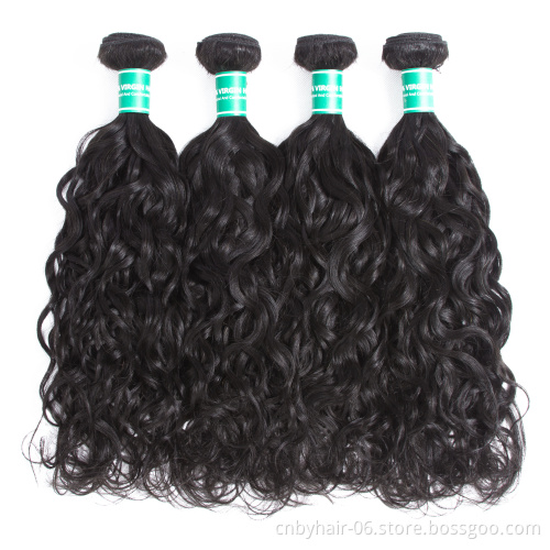 100% Human Hair Weave Bundles,Mink Brazilian Hair,Raw Virgin Cuticle Aligned Hair Water Wave Bundles
